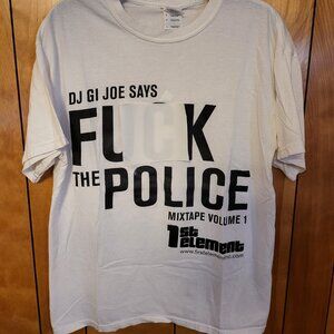 Vintage DJ GI JOE 2007 Tour Shirt LARGE Rock The Bells New York City Mixtape A1z